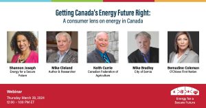 Webinar: Getting Canada’s Energy Future Right