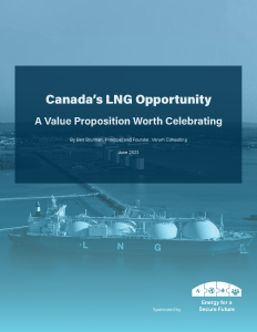 Energy for a Secure Future releases a paper highlighting Canada’s LNG opportunity